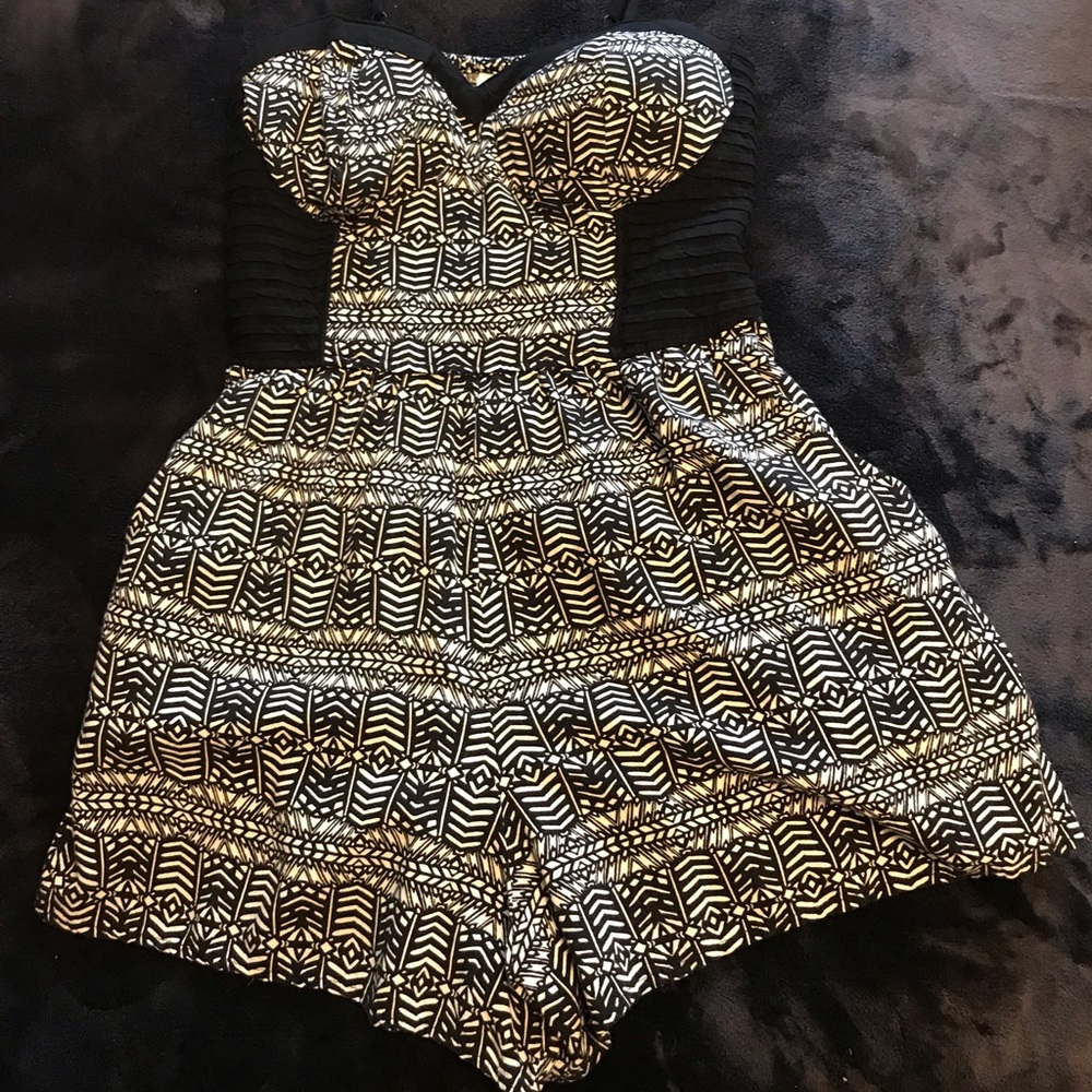 Jungle Print Romper